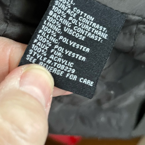 BNCI Faux Fur collar winter coat / parka Utility jacket - Picture 6 of 14